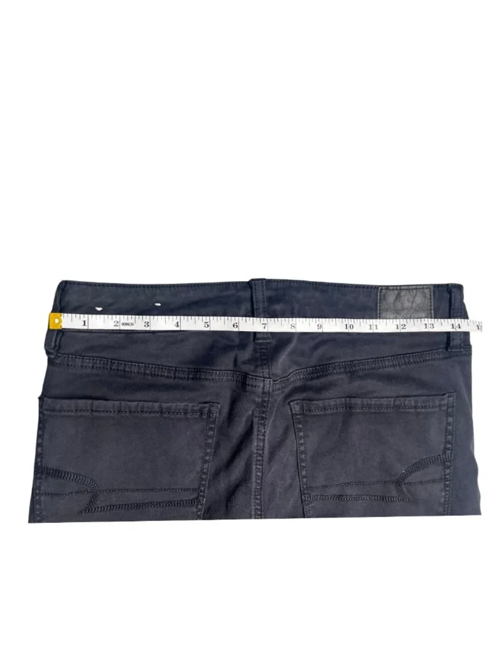 American Eagle Super Super Stretch X Hi-Rise Jegging Black Gray Size 6 Regular